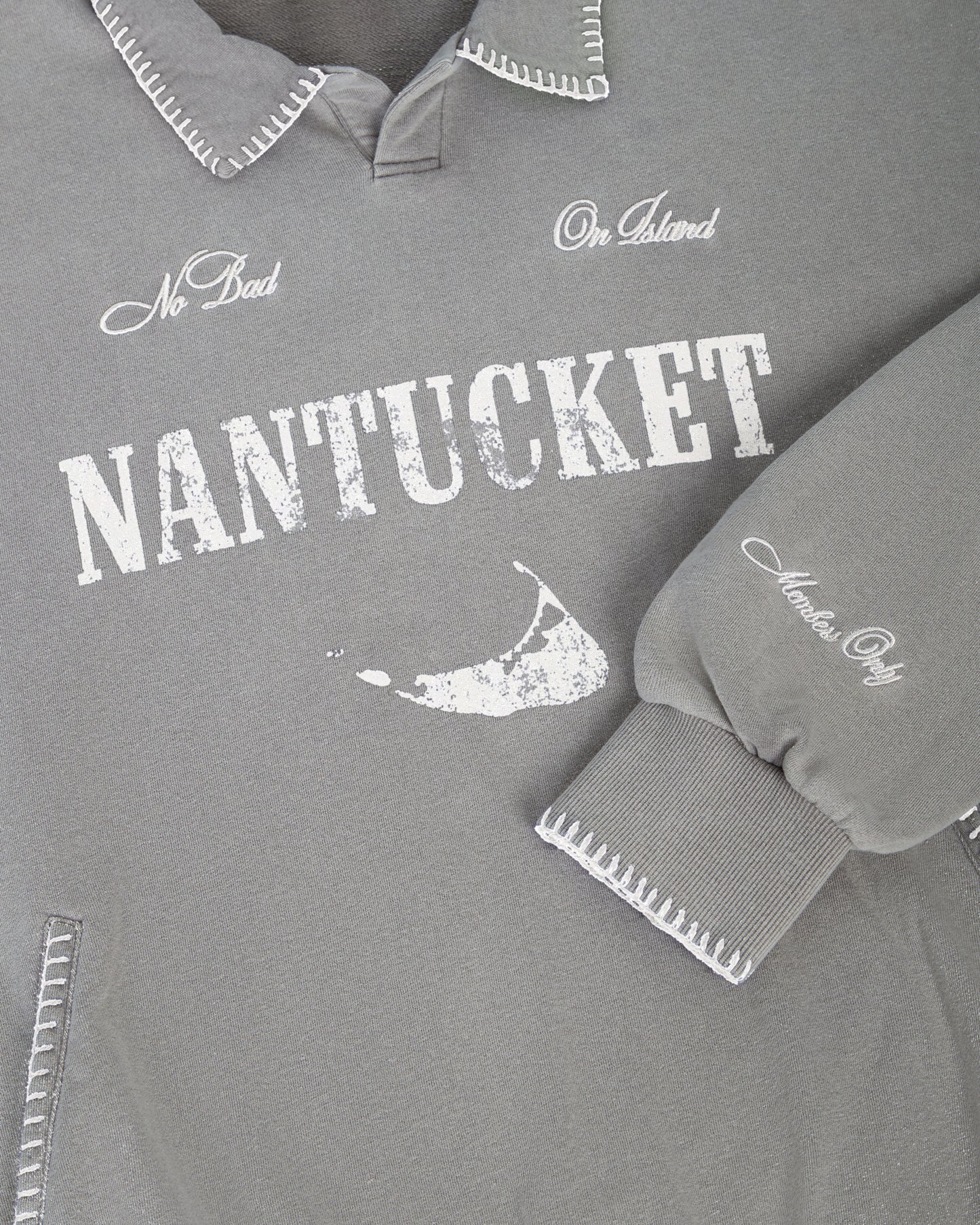 NANTUCKET COLLARED PULLOVER